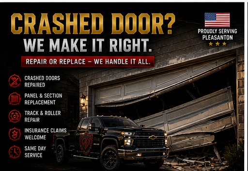 Crashed garage door repair - we make it right